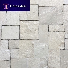 Natural stone veneer CASTLESTONE : ALASKAN WHITE