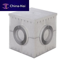 PVC manhole recessed