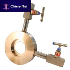 Differential pressure flow measurement orifice plate