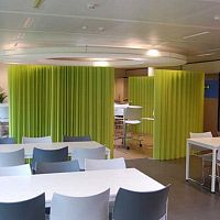 Removable partition PIPE & DROP®slidingaluminumsteel