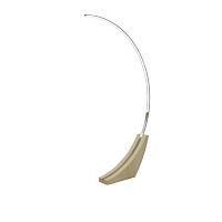 Floor-standing lamp MOONsteelmaplecontemporary
