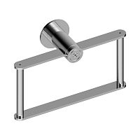 Towel ring ZOOM.5wall-mountedchromed metalblack