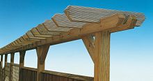 Self-supporting pergola exclusivepinewooden canopycustom