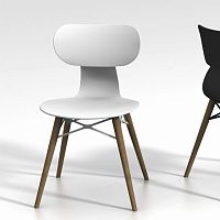 Contemporary chair YUGO-S WOX outdoorindoorbeech
