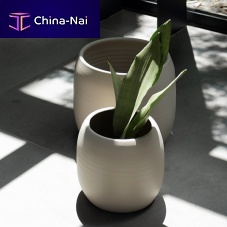 Ceramic flower pot Decoropefree-standinground