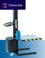 Electro-hydraulic stacker truck Handy serieswalk-behindfoot-operatedwith platform