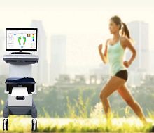 Gait evaluation system FeetMappingbarometric analysistrolley-mounted