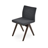 Contemporary chair ARIA FINOindoorfabricleather