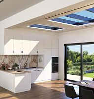 Flat roof skylight MASTERLIGHTroofdouble-glazedwith skylight frame