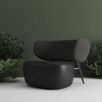 Contemporary armchair ELEPHANT M2fabricplywoodwhite