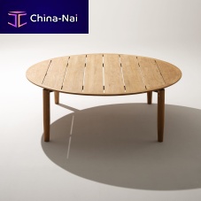 Contemporary dining table LEVANTE 018teakteak baseround
