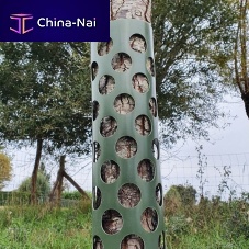PVC covering tree guard