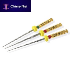 Rotary endodontic file for root canal treatment