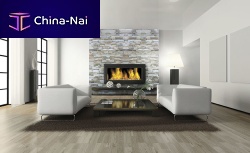 Natural stone wall cladding panel LEDGER STONEinterior