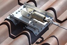 Metal fall arrest anchor ISOPANSAFEfor roof