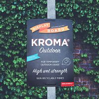 Display cardboard KROMA® Outdoorwater-resistantprintable