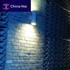 Contemporary wall light PILLARoutdooraluminumglass