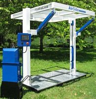 Swing hangar door