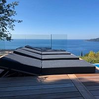 Customizable garden mattress Matelas outdoor sur mesuredoublesinglefoam