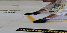 Polyethylene resilient underlay WEBER.FLOOR 4955