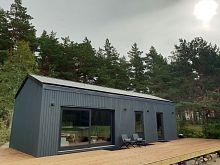 Prefab house contemporarywooden frame