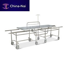 Patient transfer stretcher trolley HM.2053Dmanual1-sectionstainless steel