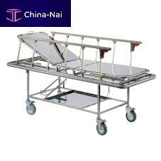 Transport stretcher trolley BT-100manualwith adjustable backrest2-section