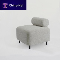 Design fireside chair BOVARI - LELIVREfabricvelvetwooden