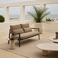 Contemporary sofa MAGNOLIAoutdoorfabricbeige