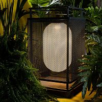 Floor lamp DENGLONG Paluminummeshfiberglass