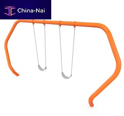 Galvanised steel swing Hedra® - Design 6483powder-coated steelpolyethyleneplayground