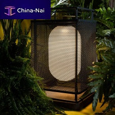 Floor lamp DENGLONG Paluminummeshfiberglass
