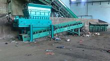 Double-shaft shredder DPM series for woodpaperfor medical waste