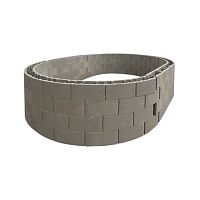 Concrete shuttering block VARIBLOCfor wallfor circular constructions