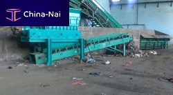 Double-shaft shredder DPM series for woodpaperfor medical waste