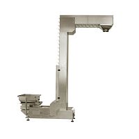 Bucket elevator for the food industry KP-BE seriesbeltelectric motor drivenfor food products