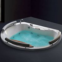 Built-in hot tub FRAU ROUNDoval8-personindoor