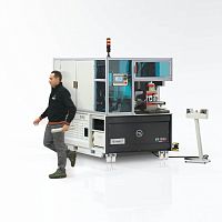 Rotary blade cutting machine DTR 170 E Sstraight-knifefor stainless steelfor steel