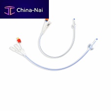 Urine drainage catheter silicone foley H05ureteralballoonhydrophilic