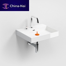 Wall-mounted washbasin CL/02.01430ceramicmatte finishhigh-gloss