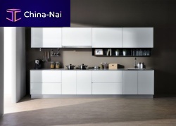 Contemporary kitchen MOD 1glassquartzaluminum