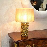 Table lamp ROOSbrasstraditionalwireless