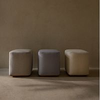 Contemporary pouf Otto Sfabricsquaregray
