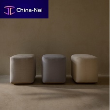 Contemporary pouf Otto Sfabricsquaregray