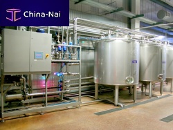 Clean-in-place unit for the food industry