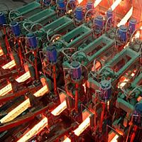 Continuous casting machine C.C.M