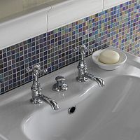Washbasin mixer tap PA117DCRcountertopmetalbathroom
