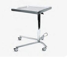 Stainless steel instrument table MAYO10