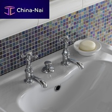 Washbasin mixer tap PA117DCRcountertopmetalbathroom