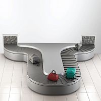 Luggage monitoring system for airport